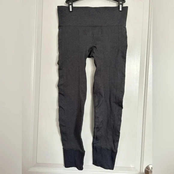 Lululemon Ebb To Street Seamless Charcoal Gym Leggings Size 6 - Picture 5 of 12
